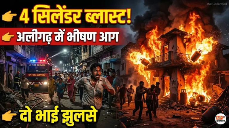 aligarh aag hadsa gas cylinder